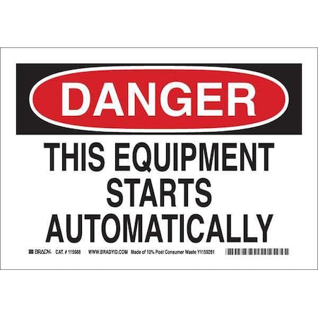 Brady Safety Sign 116152 - product photo 1