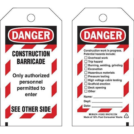 Brady Safety Sign 132423 - product photo 1