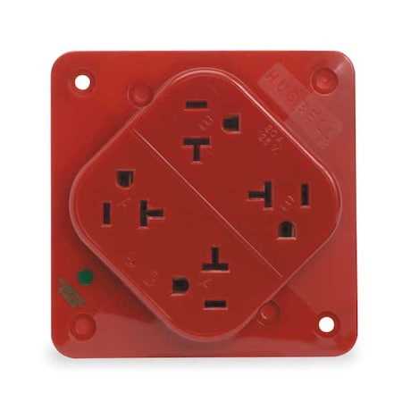 Hubbell Wiring Device-Kellems Wiring Device HBL420HR - product photo 1