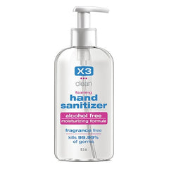X3 10010 Hand Sanitizer, Size 8.5 oz., Foam