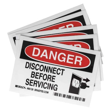 Brady Safety Sign 86126 - product photo 1