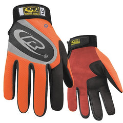 Ringers Gloves 136-08 Turbo Plus Mechanics Gloves, Synthetic Leather Palm, Pair