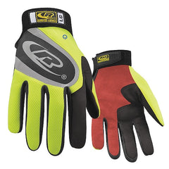Ringers Gloves 138-09 Turbo Plus Mechanics Gloves, Synthetic Leather Palm, Pair