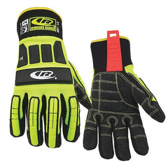 Ringers Gloves 297-11 Kevloc(r) Palm, XL, High-Visibility Yellow/Red, Pair