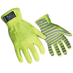 Ringers Gloves 307-09 Hi-Vis Mechanics Gloves, Nylon Palm, Pair