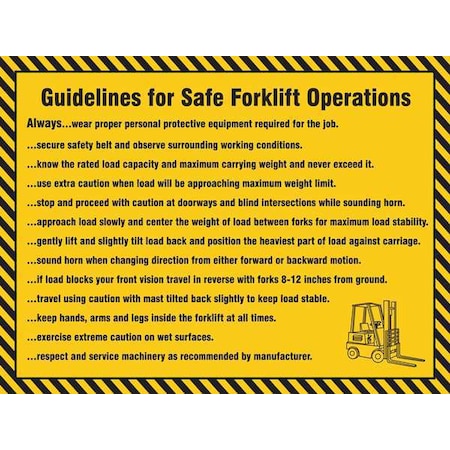 Accuform Safety Sign SP124481L - product photo 1
