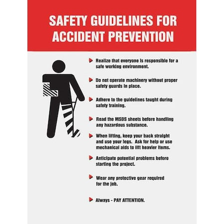 Accuform Safety Sign SP124490L - product photo 1