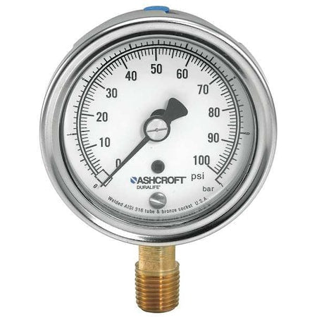 Ashcroft Pressure Gauge 251009AW02L100# - product photo 1
