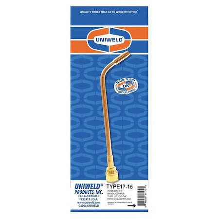 Uniweld Welding Supply TYPE17-15 - product photo 1