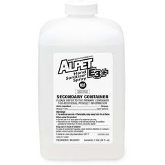 Best Sanitizers SA20001 Secondary Container, Clear, 7"H