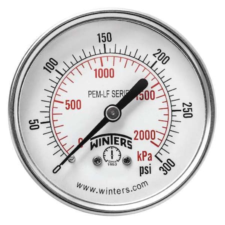 Winters Pressure Gauge PEM1442LF - product photo 1