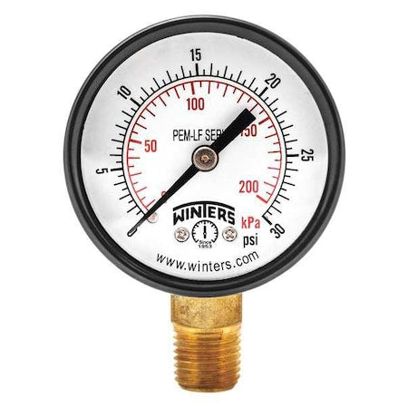 Winters Pressure Gauge PEM199LF - product photo 1