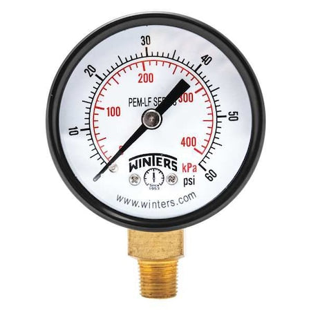 Winters Pressure Gauge PEM207LF - product photo 1