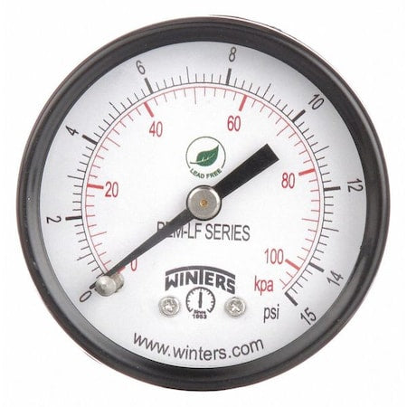 Winters Pressure Gauge PEM1425LF - product photo 1