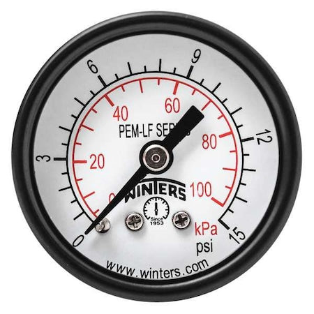 Winters Pressure Gauge PEM1399LF - product photo 1