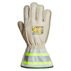 Superior Glove 365DLX2KG-L Leather Gloves, Cowhide, Safety Cuff, Pair