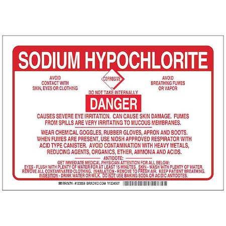 Brady Safety Sign 123858 - product photo 1