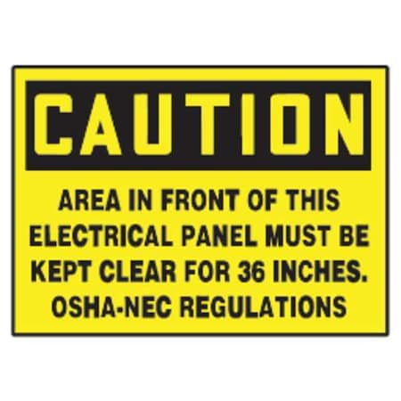 Accuform Safety Sign LELC601VSP - product photo 1