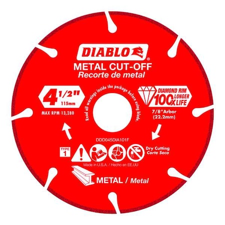 Diablo Power Tool Accessory DDD045DIA101F - product photo 1