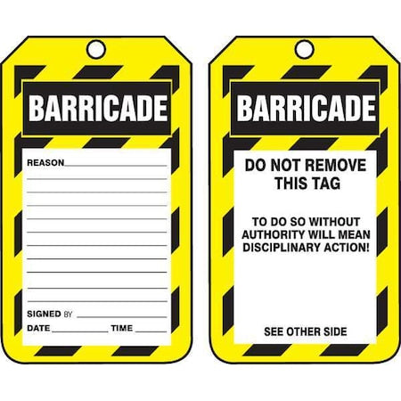 Accuform Safety Sign TAB107CTP - product photo 1