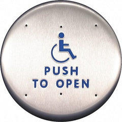 Best Door Hardware CL2216 HANDICAP LOGO PUSH TO OPEN TEXT - product photo 1
