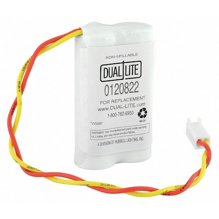 Dual-Lite Emergency Light BATT-PACK 2 CELL AA 600MA - product photo 1