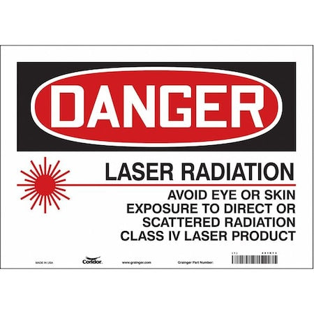 Condor Safety Sign 451R73 - product photo 1