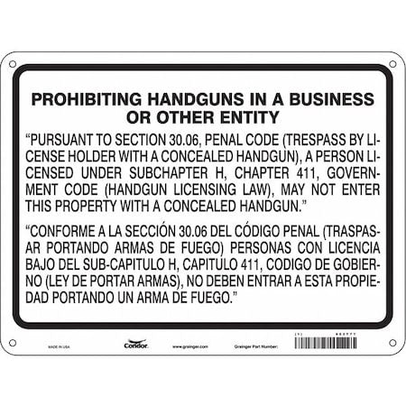 Condor Safety Sign 453T77 - product photo 1