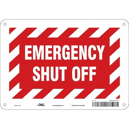 Condor Safety Sign 469H47 - product photo 1