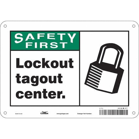 Condor Safety Sign 469M37 - product photo 1