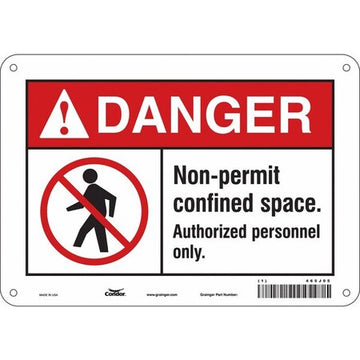 Condor Safety Sign 465J05 - product photo 1
