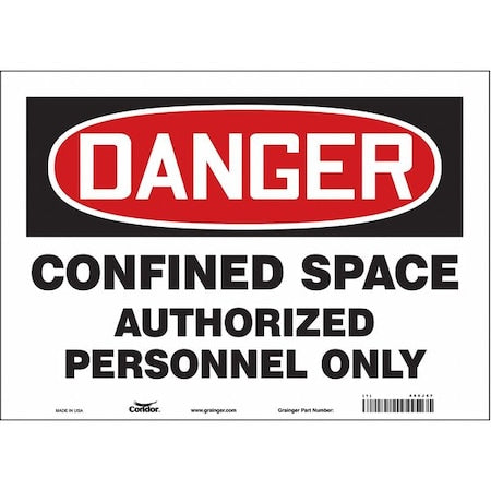 Condor Safety Sign 465J57 - product photo 1