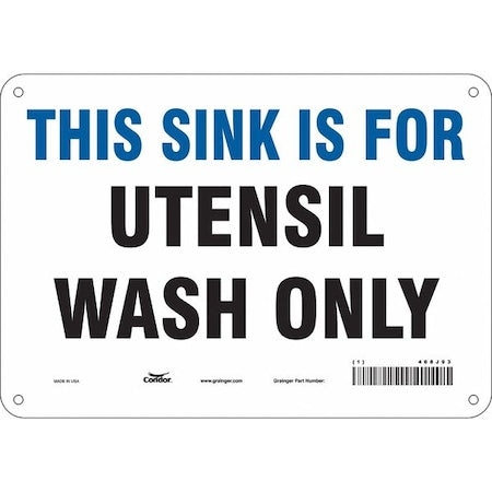 Condor Safety Sign 468J93 - product photo 1