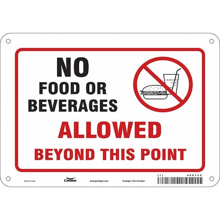 Condor Safety Sign 468J08 - product photo 1