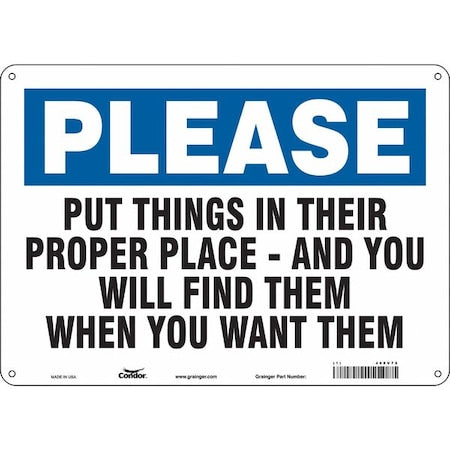 Condor Safety Sign 468V78 - product photo 1