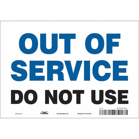 Condor Safety Sign 479L92 - product photo 1