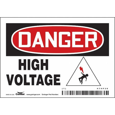 Condor Safety Sign 479P38 - product photo 1