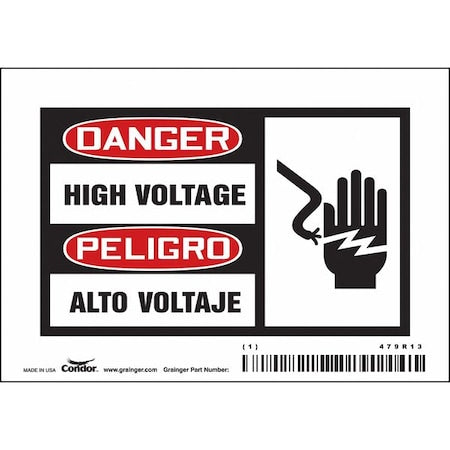 Condor Safety Sign 479R13 - product photo 1