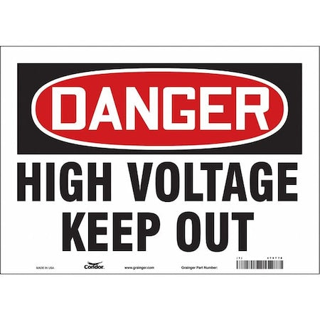 Condor Safety Sign 479T78 - product photo 1