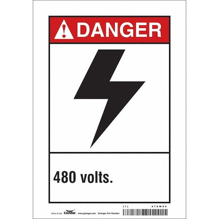 Condor Safety Sign 479W66 - product photo 1