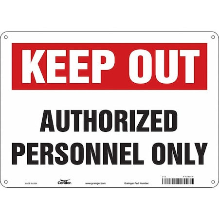Condor Safety Sign 472H59 - product photo 1