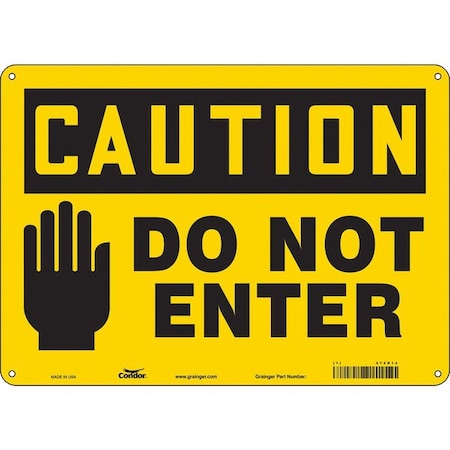 Condor Safety Sign 472K14 - product photo 1