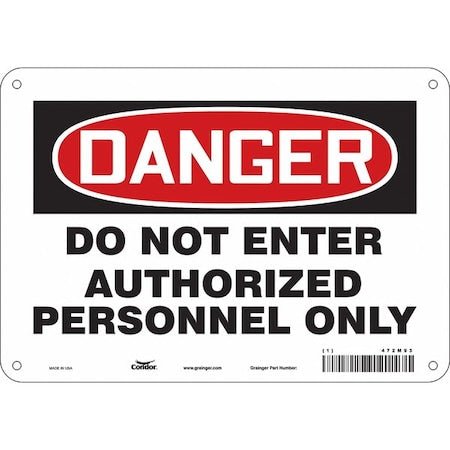 Condor Safety Sign 472M93 - product photo 1