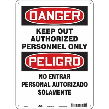 Condor Safety Sign 472R54 - product photo 1