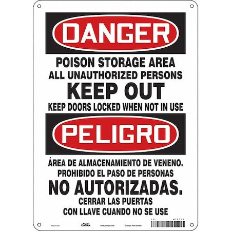 Condor Safety Sign 472T77 - product photo 1