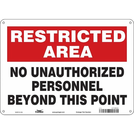 Condor Safety Sign 472W86 - product photo 1