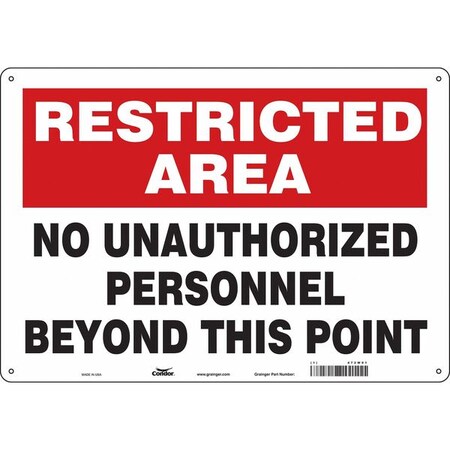 Condor Safety Sign 472W91 - product photo 1