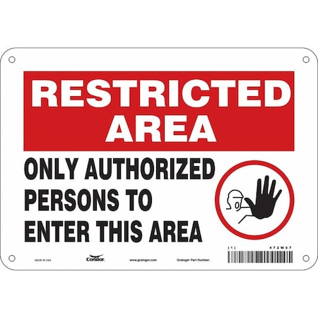 Condor Safety Sign 472W97 - product photo 1