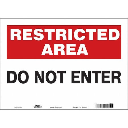 Condor Safety Sign 472W32 - product photo 1