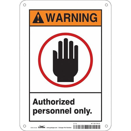 Condor Safety Sign 472Y40 - product photo 1